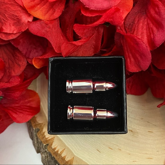 Silver M16 Rifle Bullet NRA Cufflinks - Picture 13 of 16